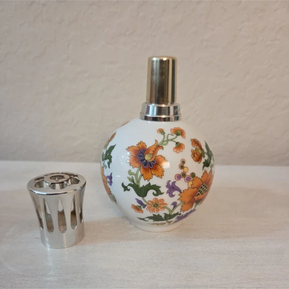 Vintage Berger Limoges France Floral Fragrance Lamp Diffuser